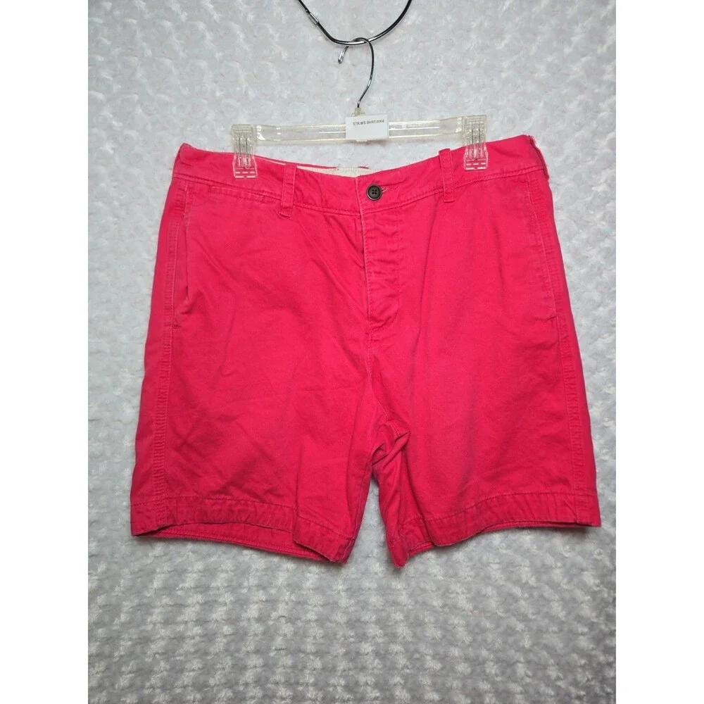 Abercrombie And Fitch Pink Mens Shorts Size 34